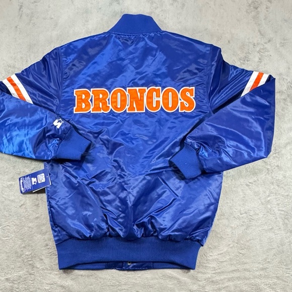 NWT Starter x Homage Exclusive Denver Broncos Satin Jacket Size Medium 🔥 - Picture 4 of 5